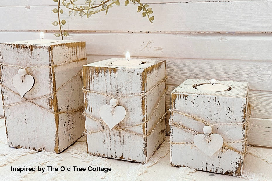 Candle holder trio