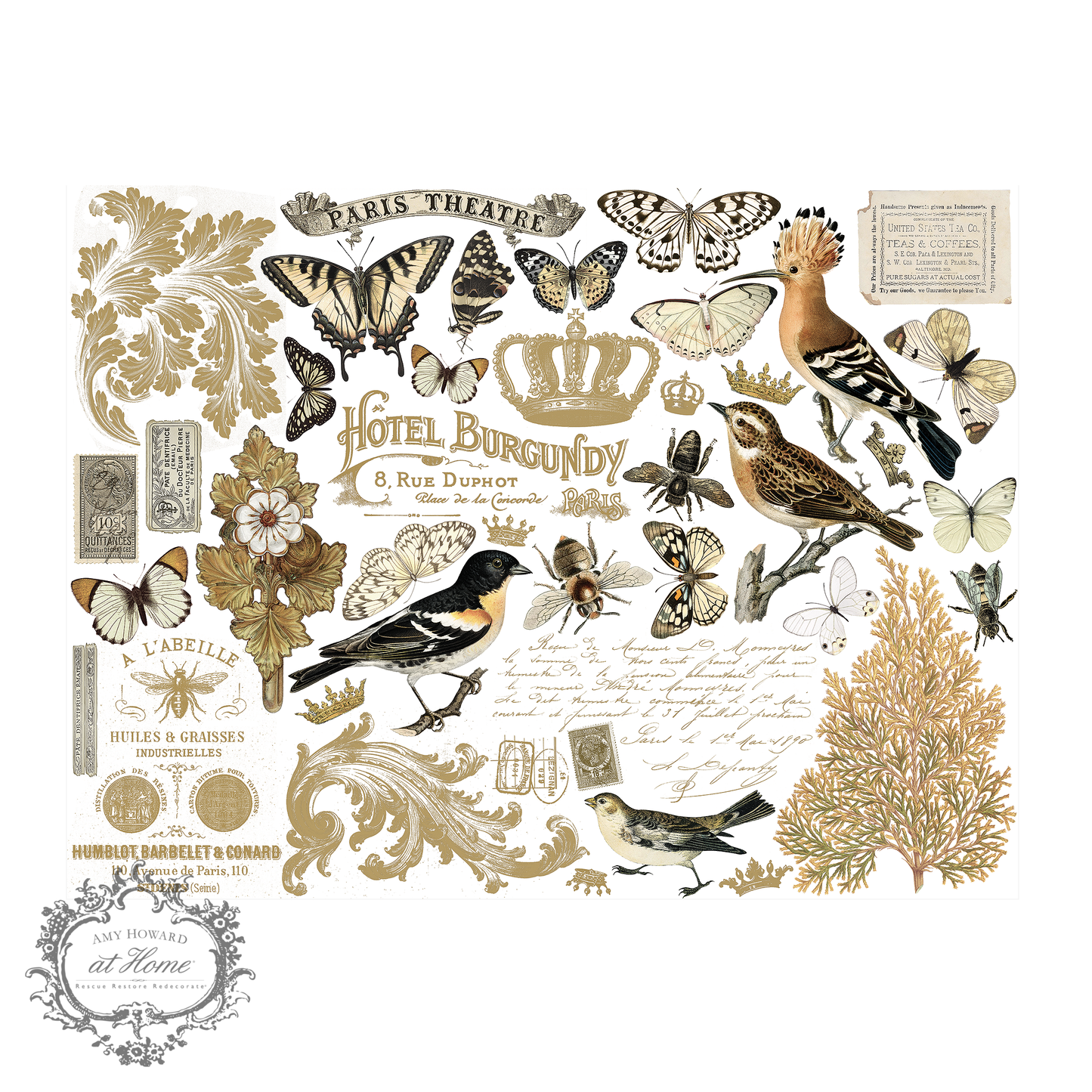 Hotel Burgundy - Color Transfer 16"x12"