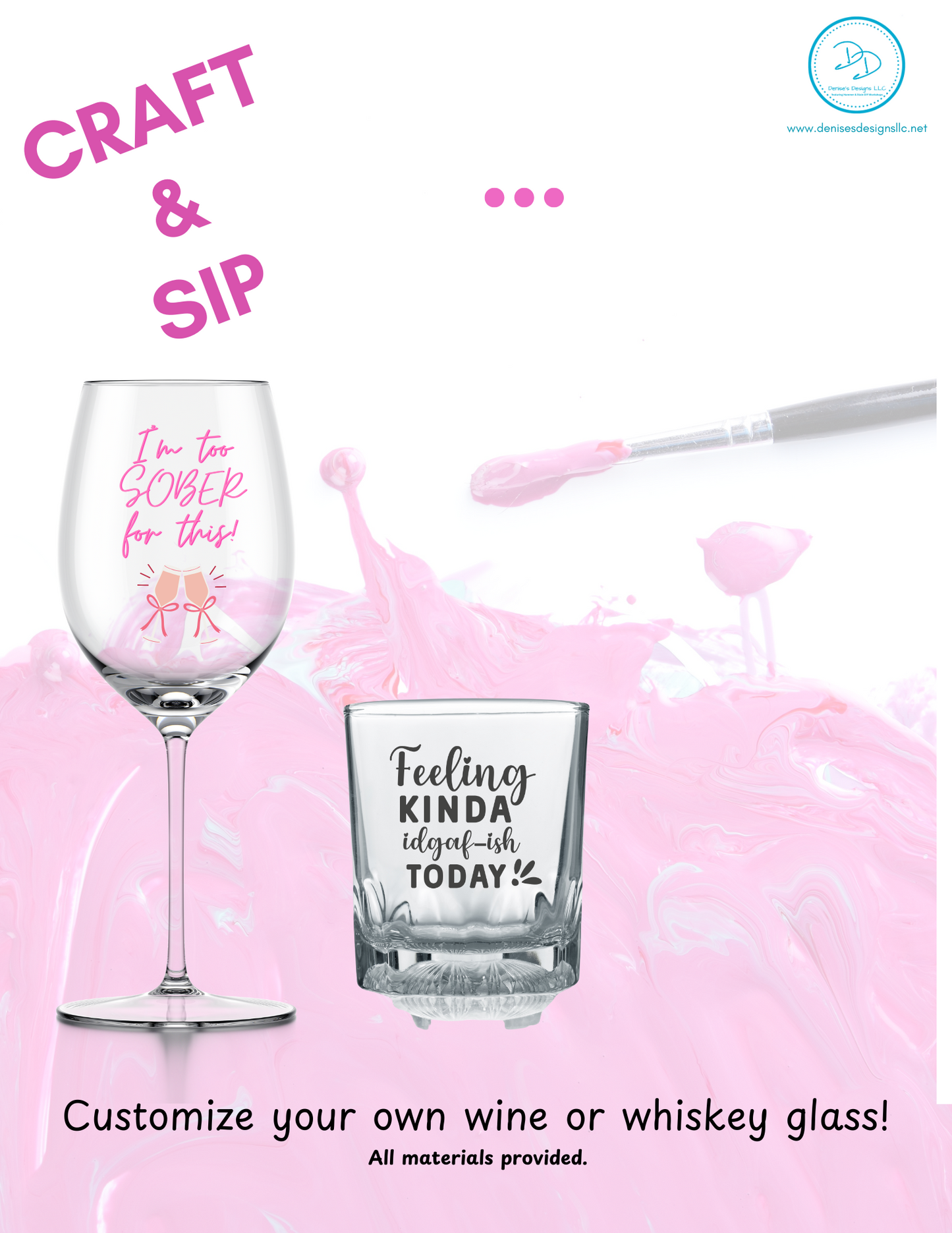 Craft & Sip Bridal Style