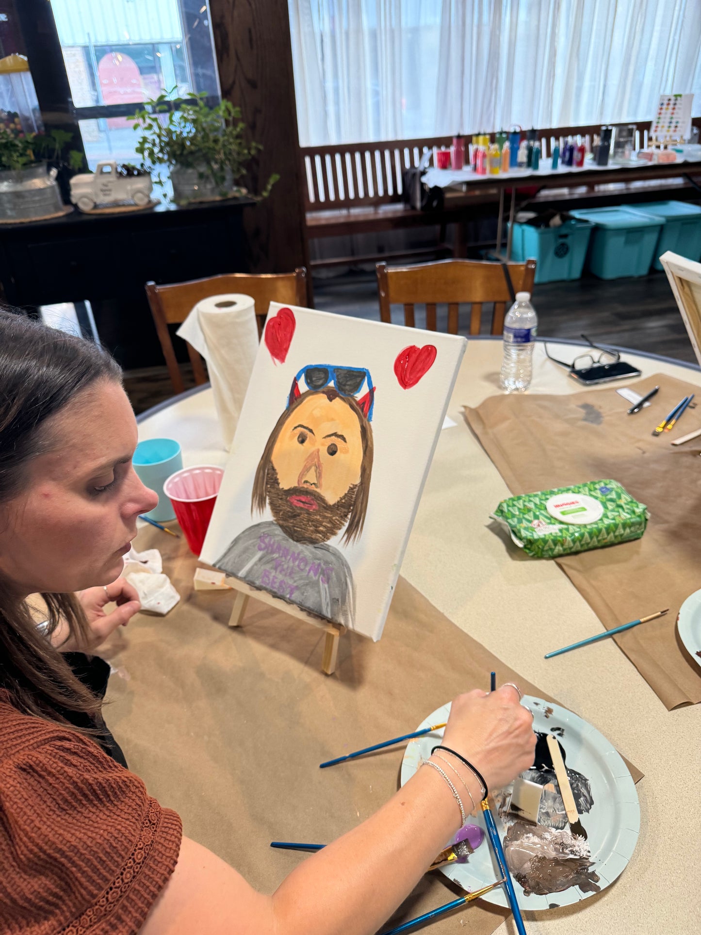 Paint Your Partner’s Portrait