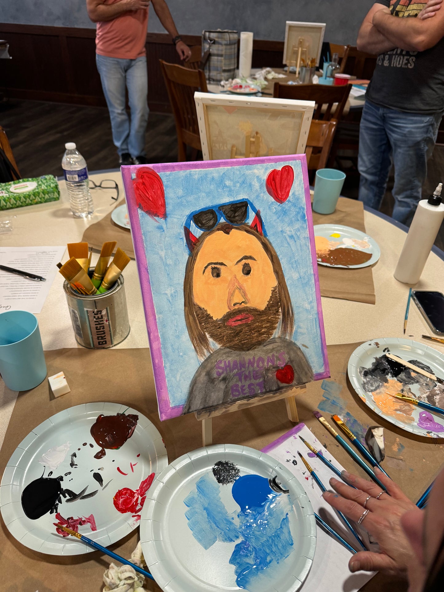 Paint Your Partner’s Portrait