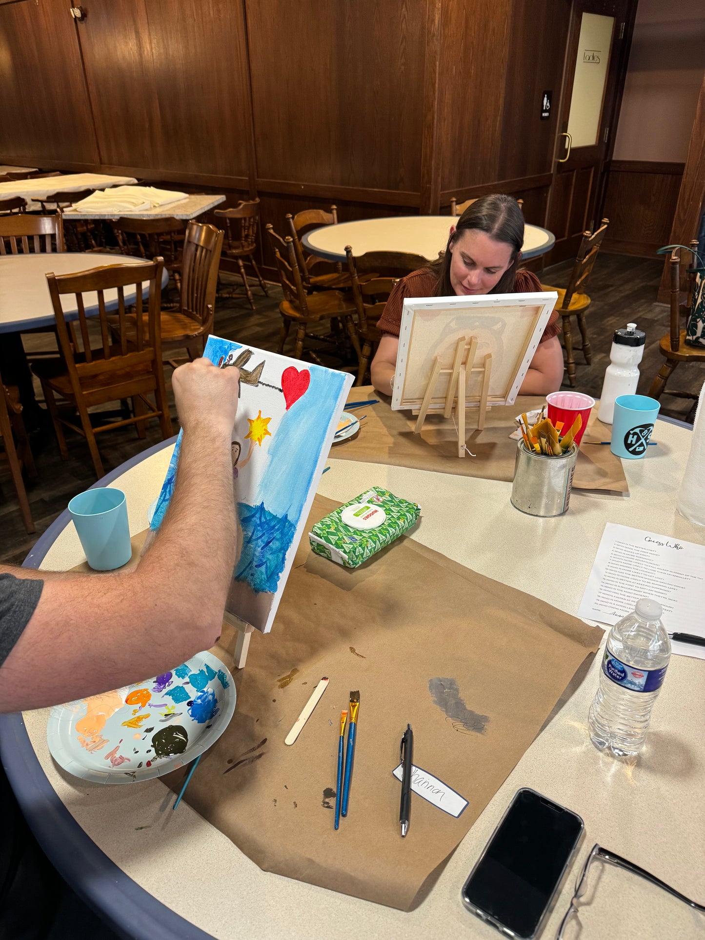 Paint Your Partner’s Portrait