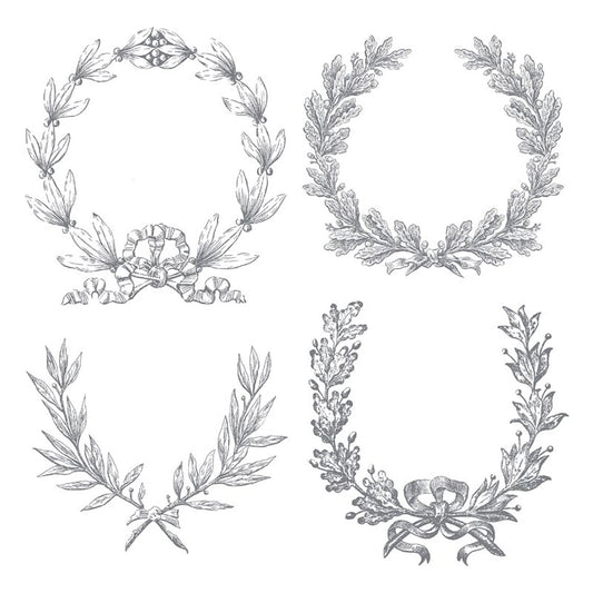 Clear Stamp - Laurels - 12x12