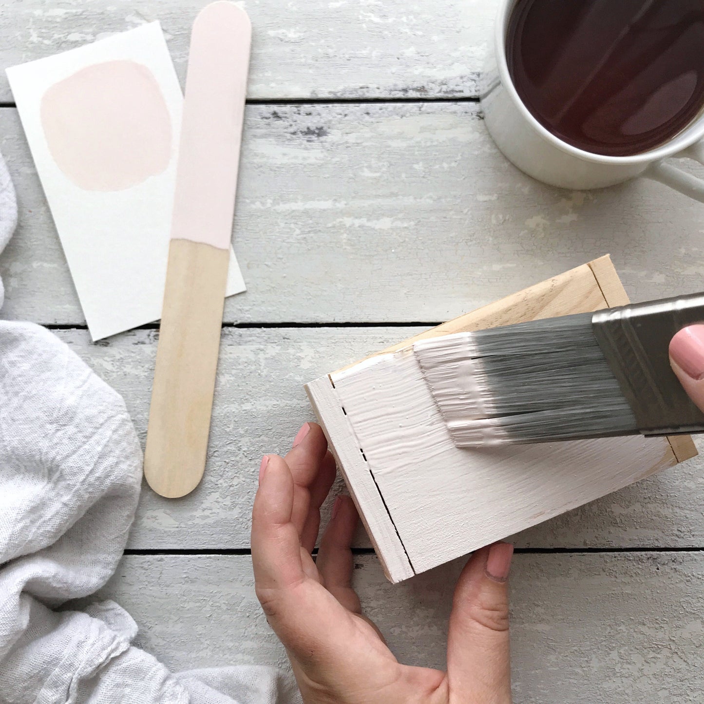 One Step Paint - Ballet Slippers