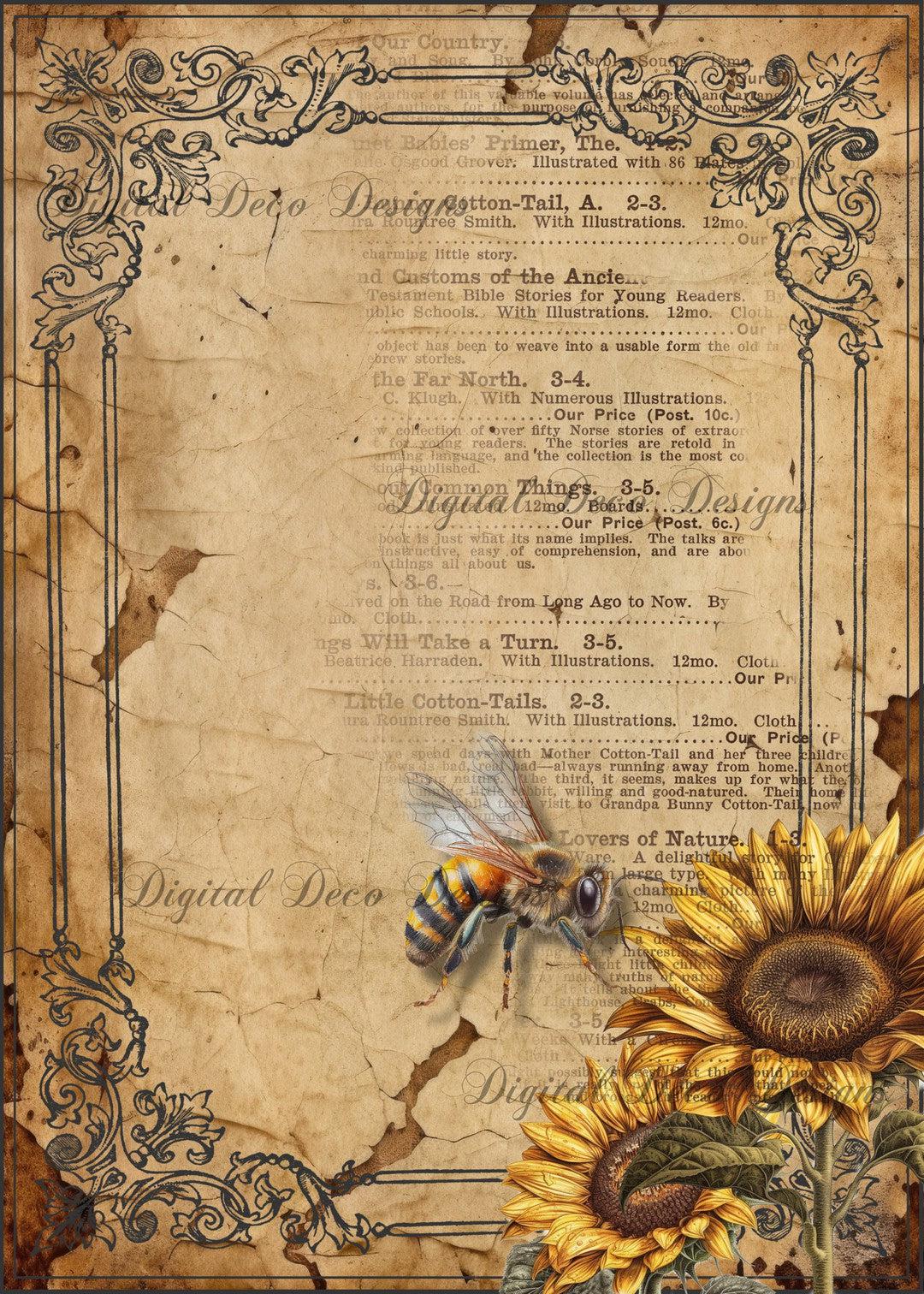 Bee A Sunflower 3 (#A022)