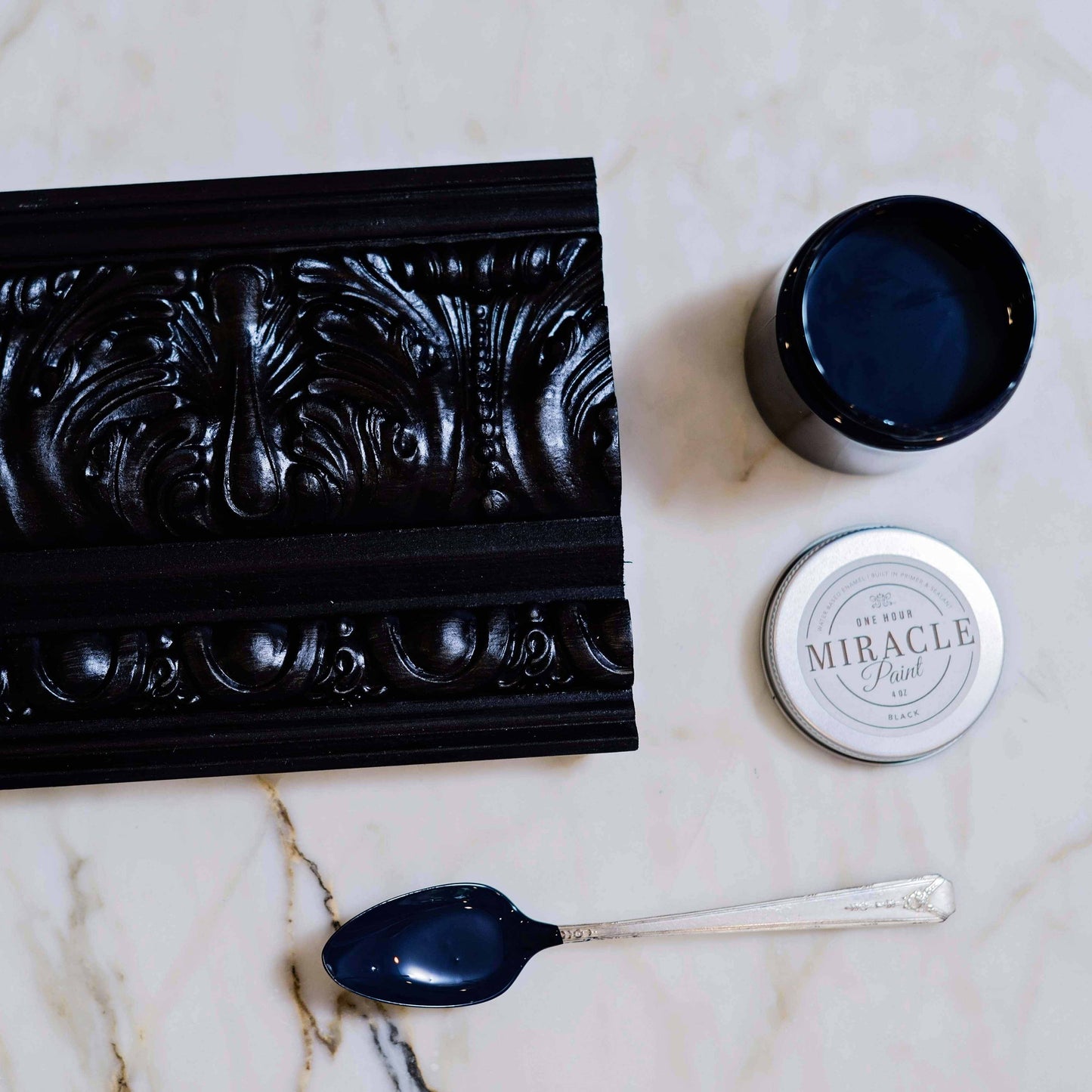 Miracle Paint - Black 4oz Sample