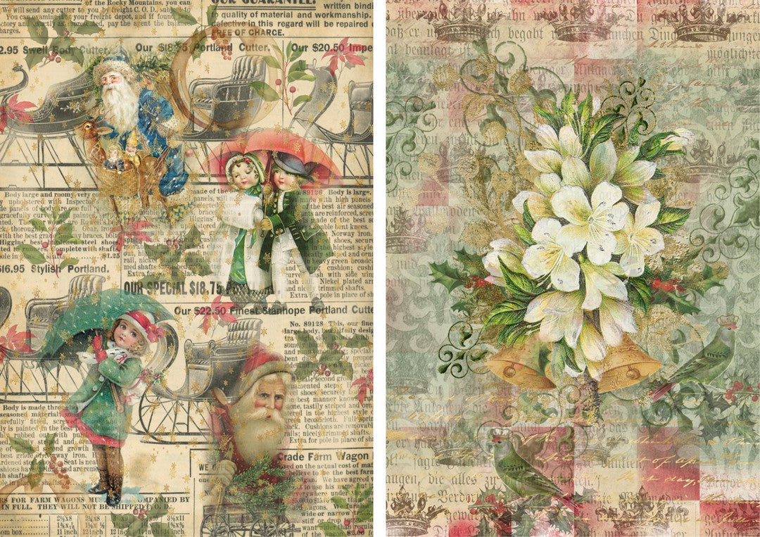 Classic Vintage Christmas Combo Sheet (#A099)