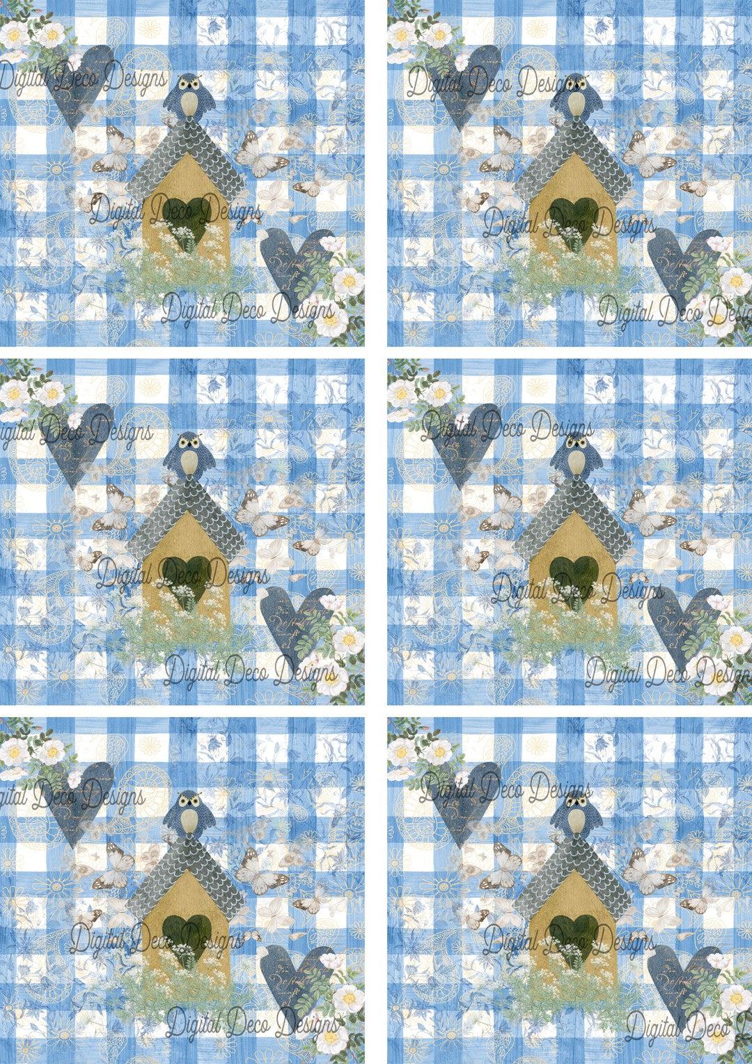 Country Summer Collage Sheet (#B017) (Exclusive Members Design)