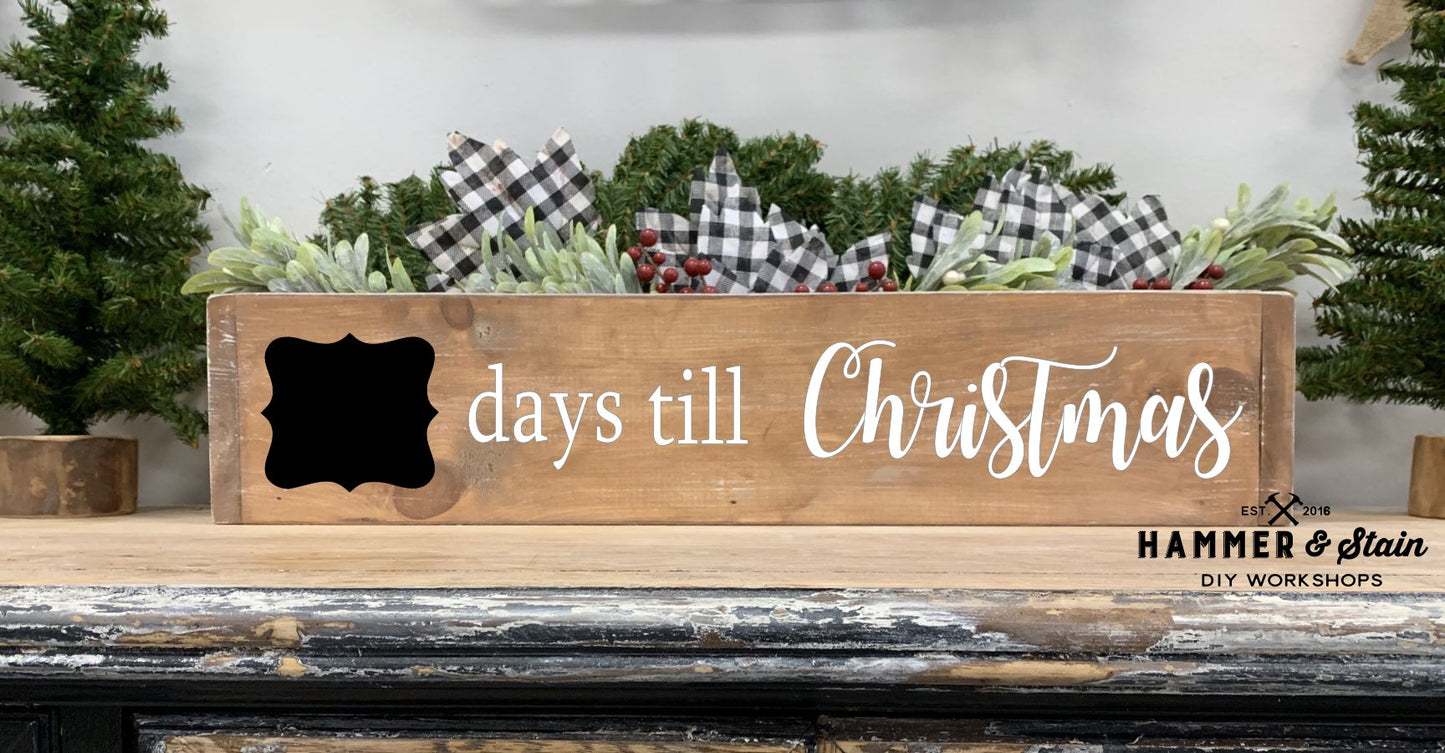 Christmas Farmhouse Tray Workshop