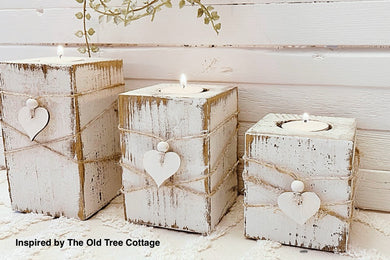 Candle holder trio