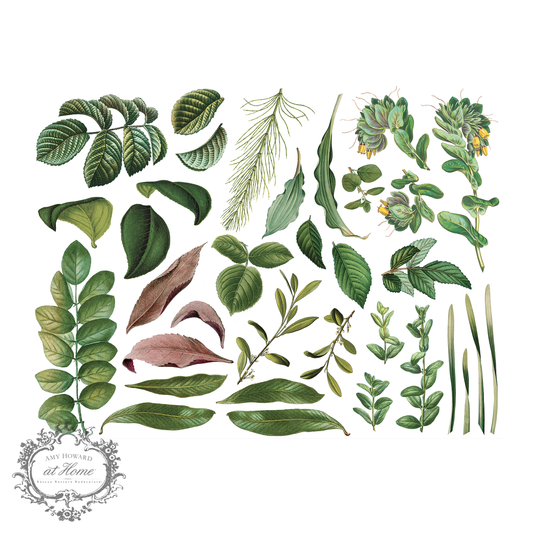 Garden Leaves - Color Transfer 16"x12"