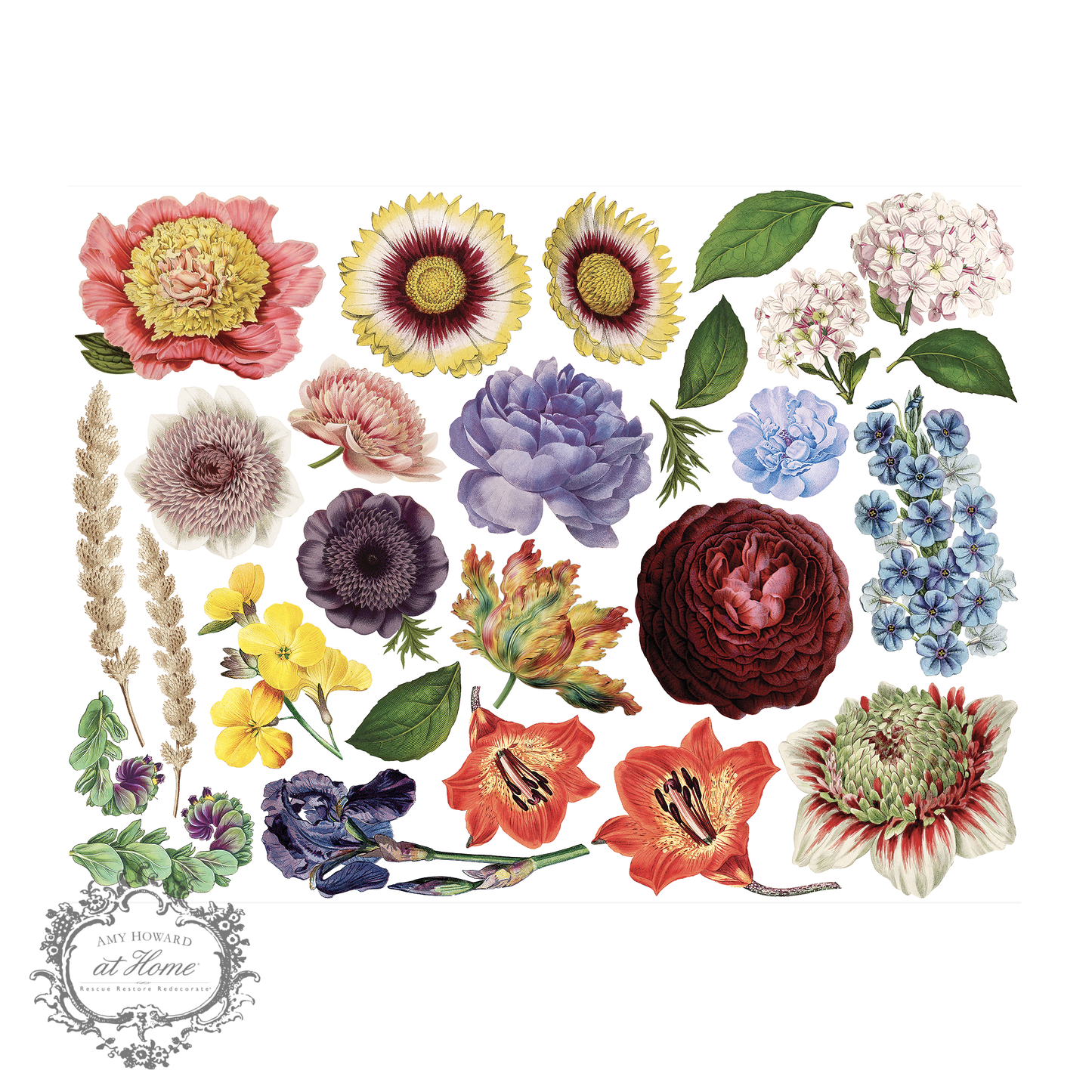 Hydrangea Garden - Color Transfer 16"x12"