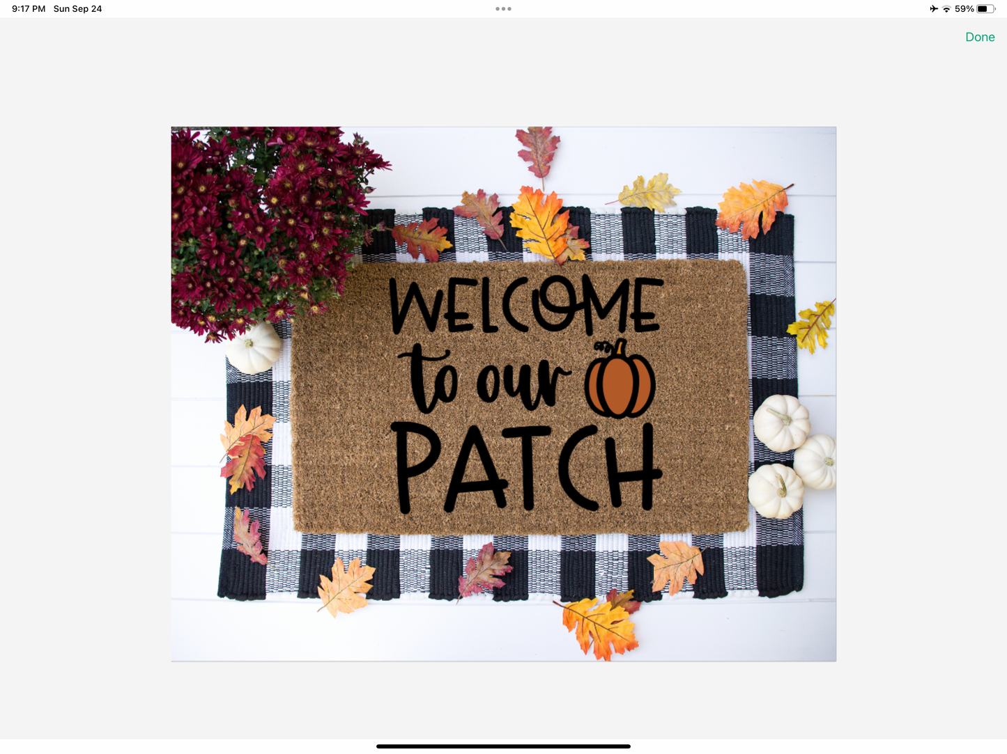 Personalized Doormat