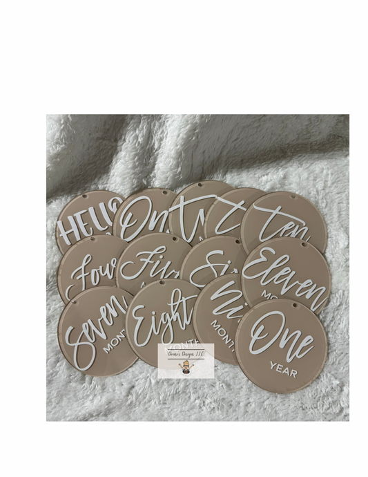 Baby Milestone Discs