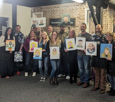 02-06-2025 6 PM to 9 PM Paint Your Partner’s Portrait (The Avenue West, Dubois)