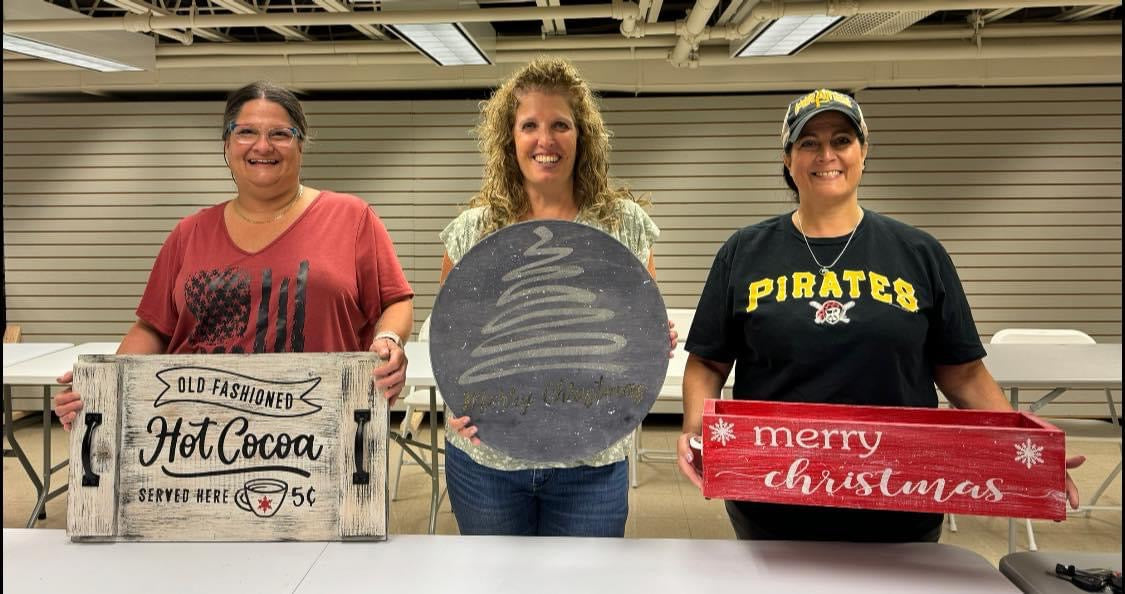 Christmas Farmhouse Tray Workshop