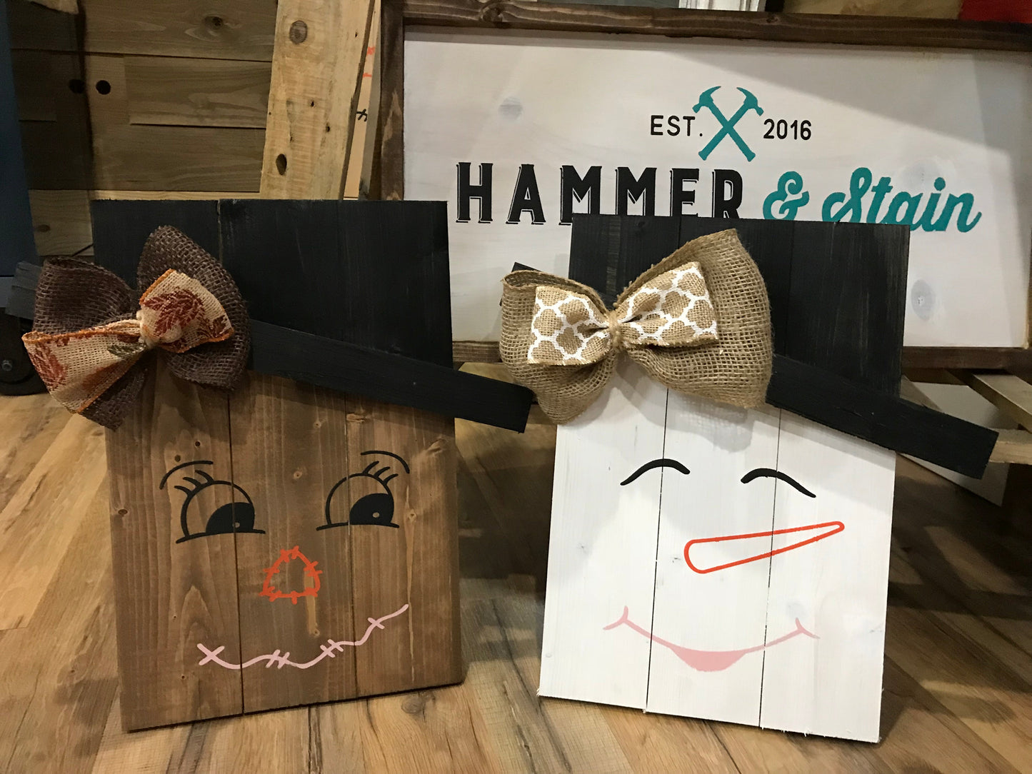 Reversible Scarecrow/Snowman