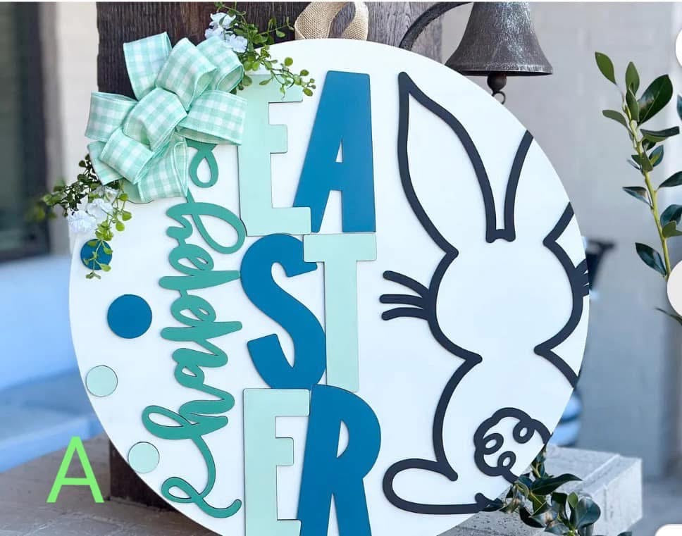 3D Happy Easter Round DIY Kit