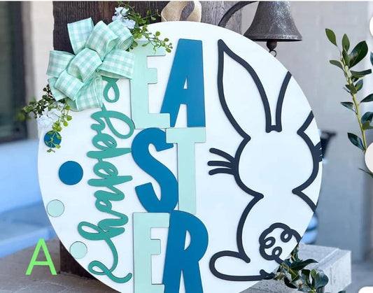 3D Happy Easter Round DIY Kit
