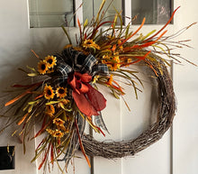 10-09-25 6 PM  Sunflower Wreath Workshop