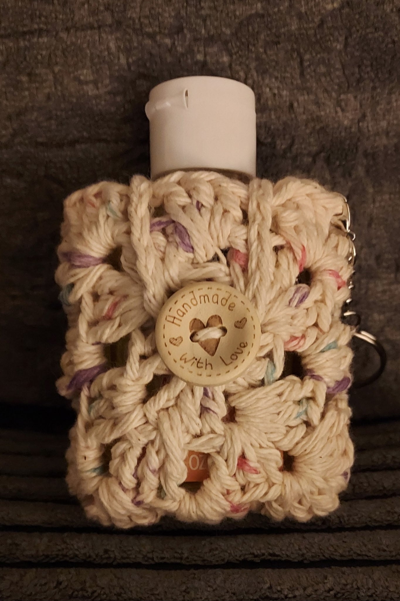 Mini Sanitzer Keychain Holder