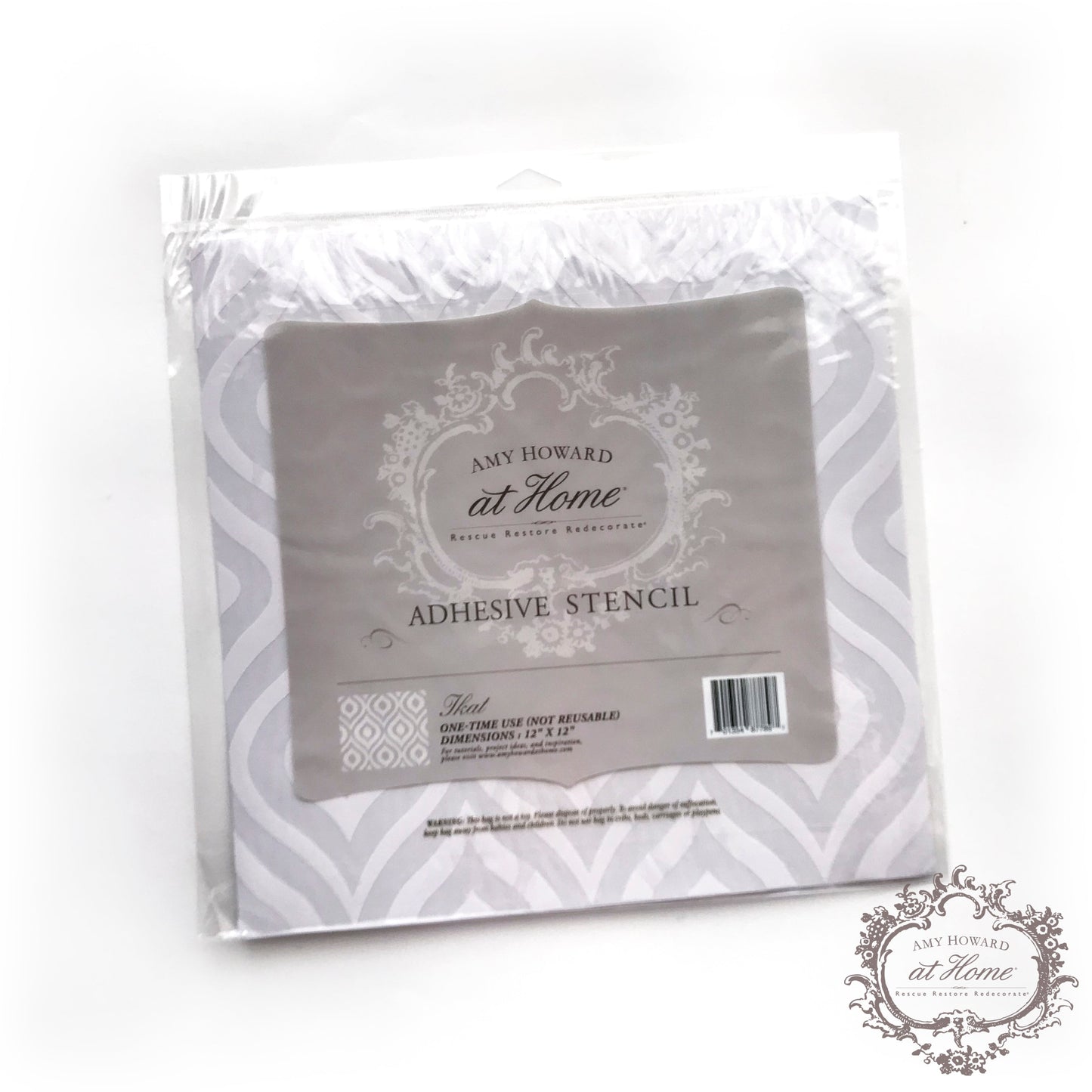 Ikat - Furniture Stencil 12x12 one time use