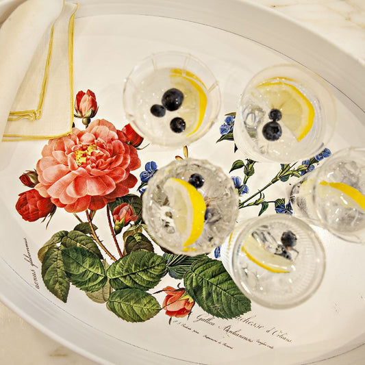 Flowers - Garden Rose - Color Transfer - 24” x 11”