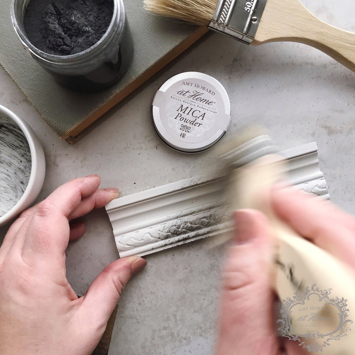 Pewter - Mica Powder