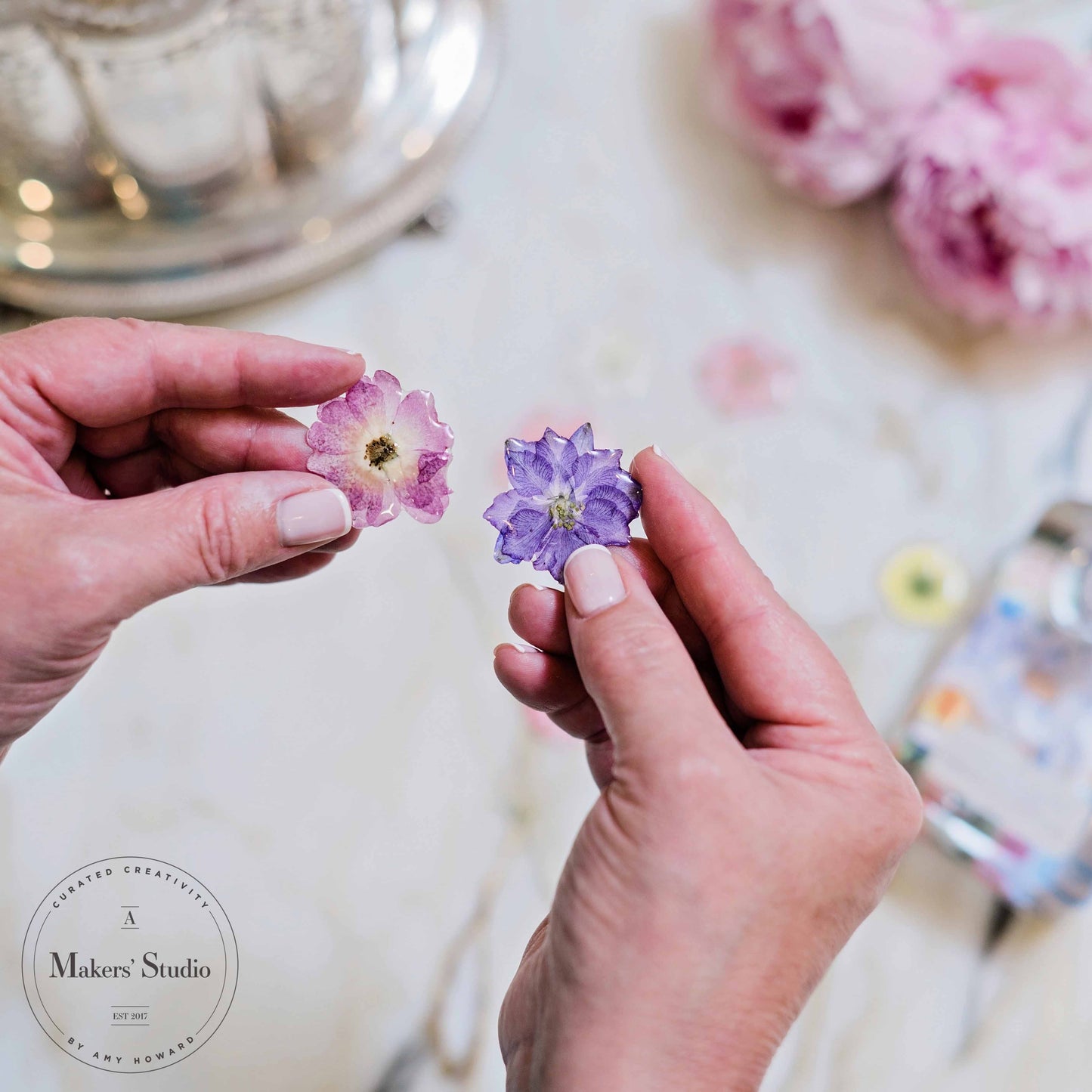 Orange & Pink Multi Dried Flowers