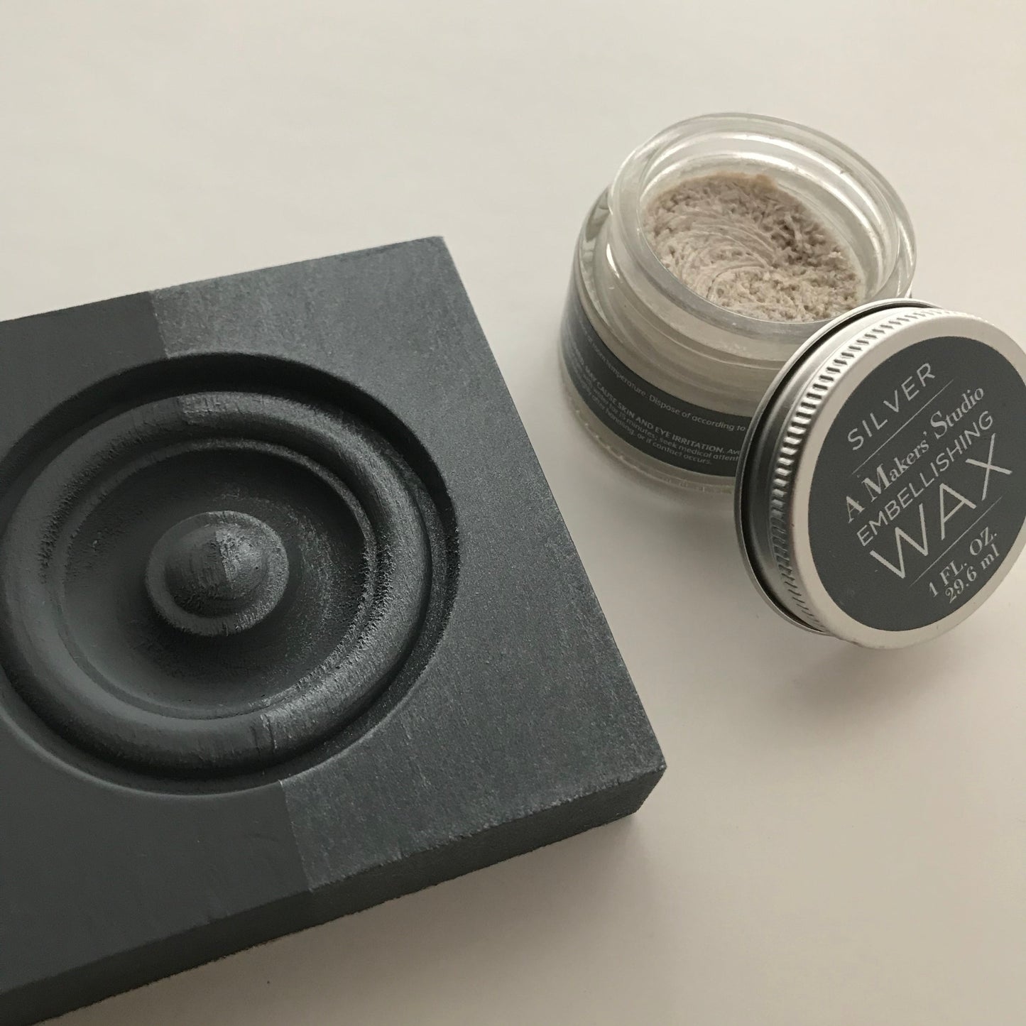 Silver Embellishing Wax - 1 oz.