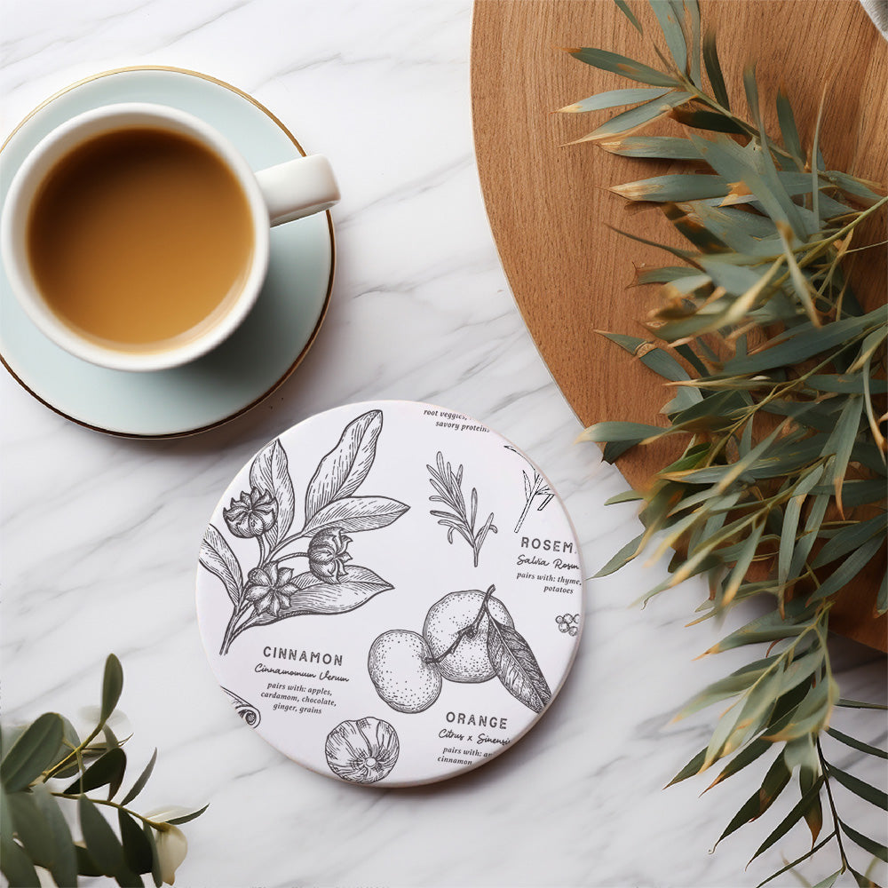 Warming Herbs - Mesh Stencil 12x18