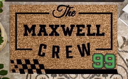 Racing-Themed Doormat Workshop — Where the rubber meets the rug!