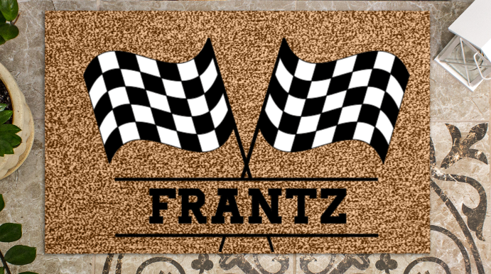 Racing-Themed Doormat Workshop — Where the rubber meets the rug!