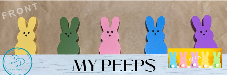 Peeps Personalized Shelf Sitter