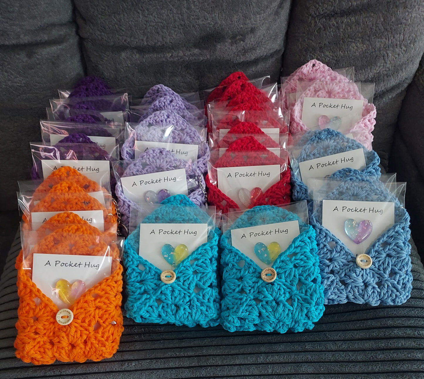 Pocket Hug Keychain Holder