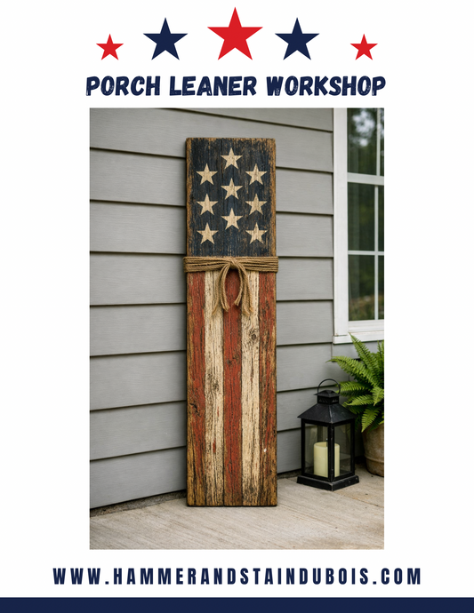 2026-06  DATE TO BE ANNOUNCED - 1:30 PM Patriotic Porch Leaner (Lakeview Lodge, Treasure Lake)