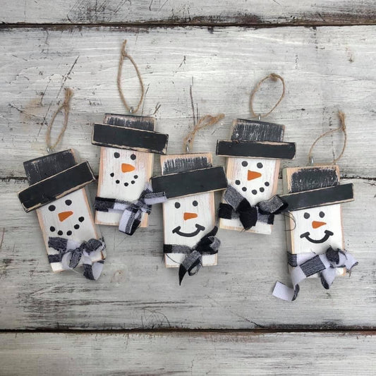 snowman ornament workshop