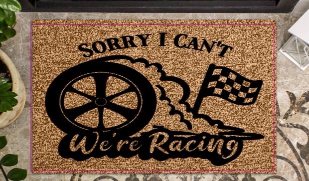 Racing-Themed Doormat Workshop — Where the rubber meets the rug!