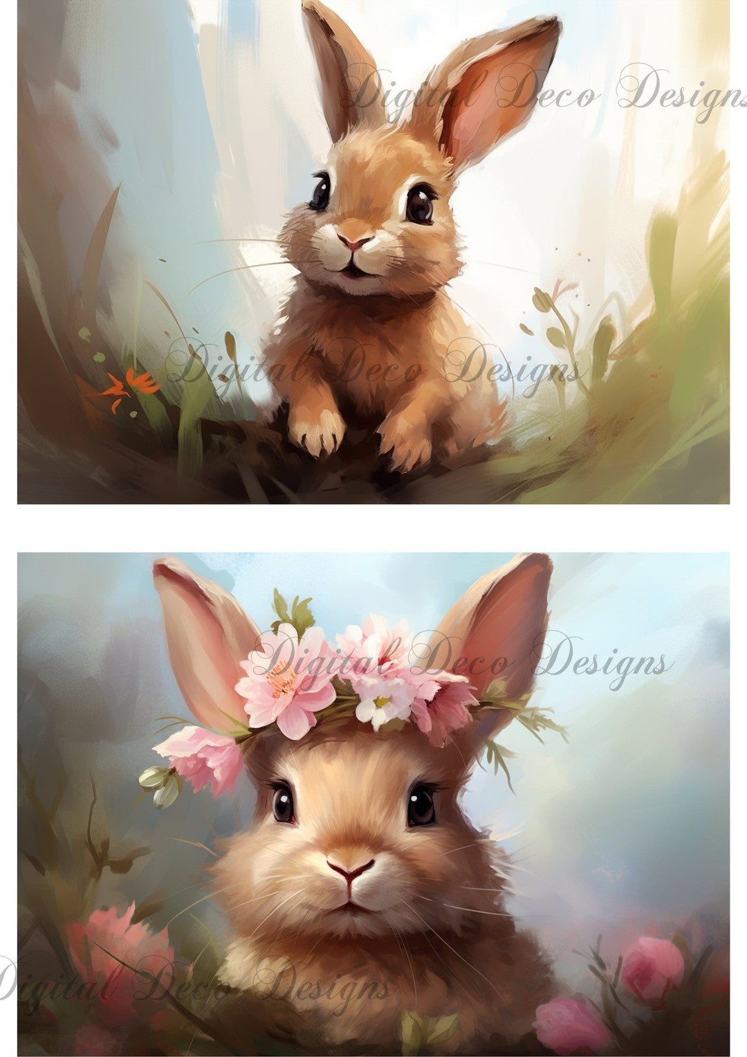 Bunny Love, Harry and Sally Combo (#A062)