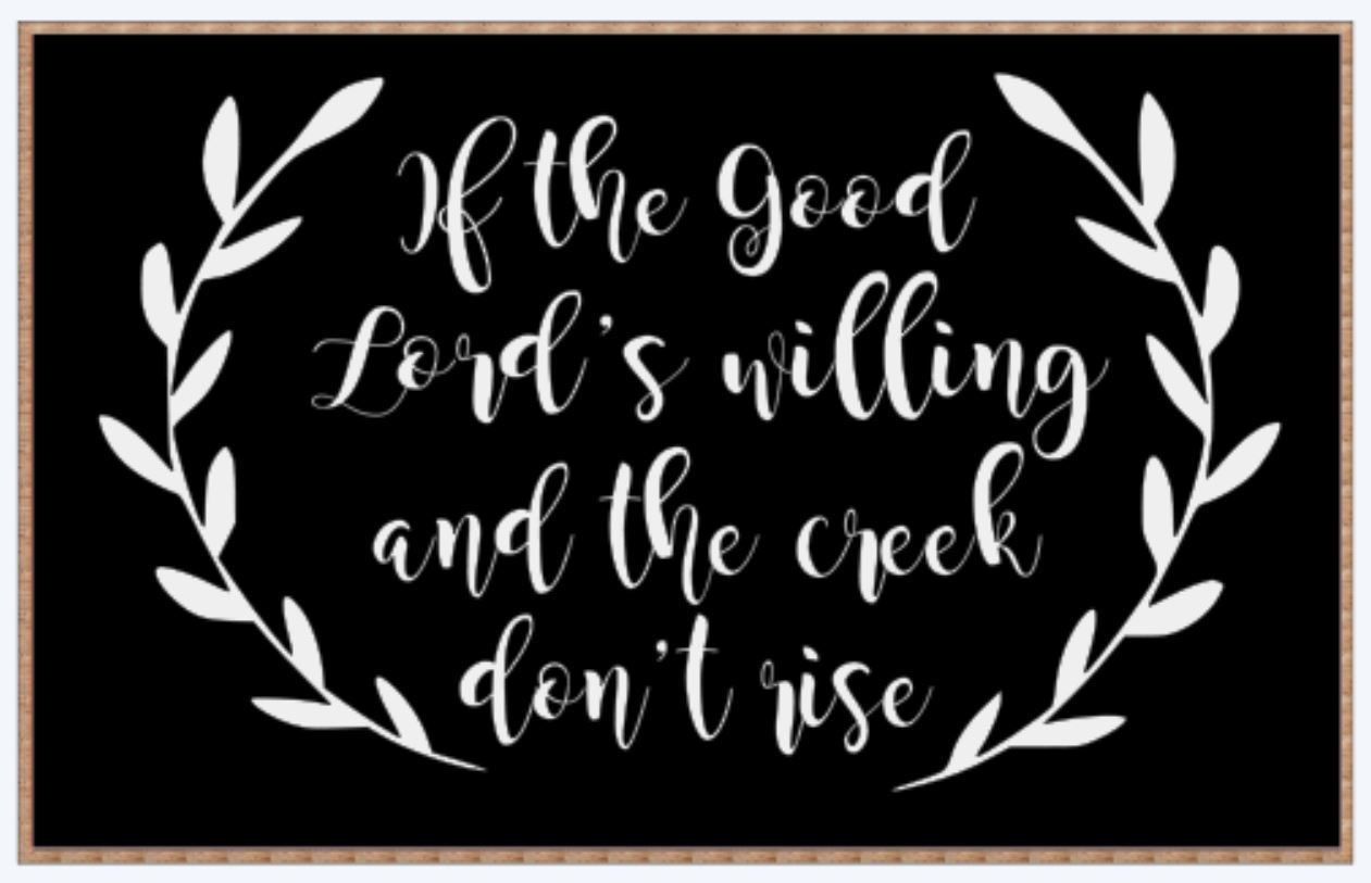 Large Framed Sign Workshop